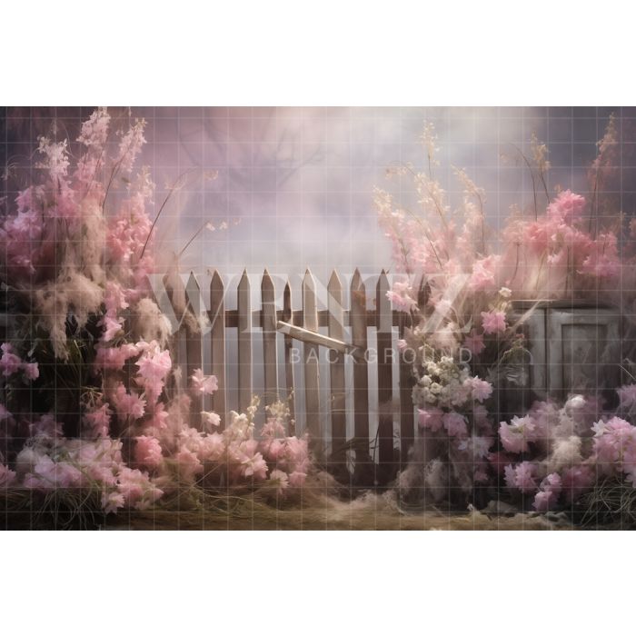 Photography Background in Fabric Easter Scenery / Backdrop 5237