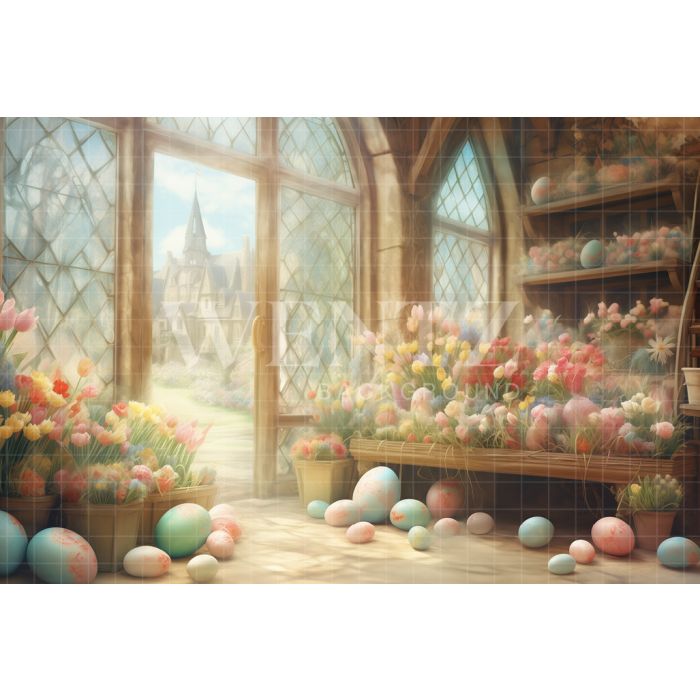 Photography Background in Fabric Easter 2024 / Backdrop 5291