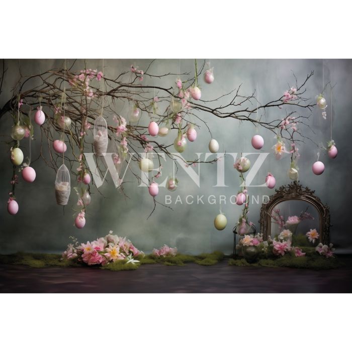 Photography Background in Fabric Easter 2024 / Backdrop 5386