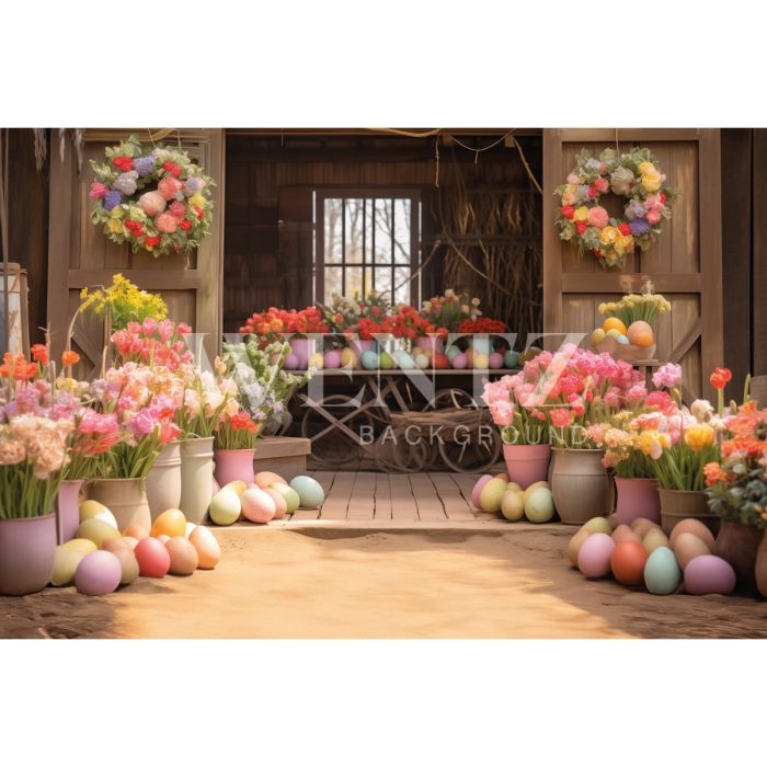 Photography Background in Fabric Easter 2024 / Backdrop 5487