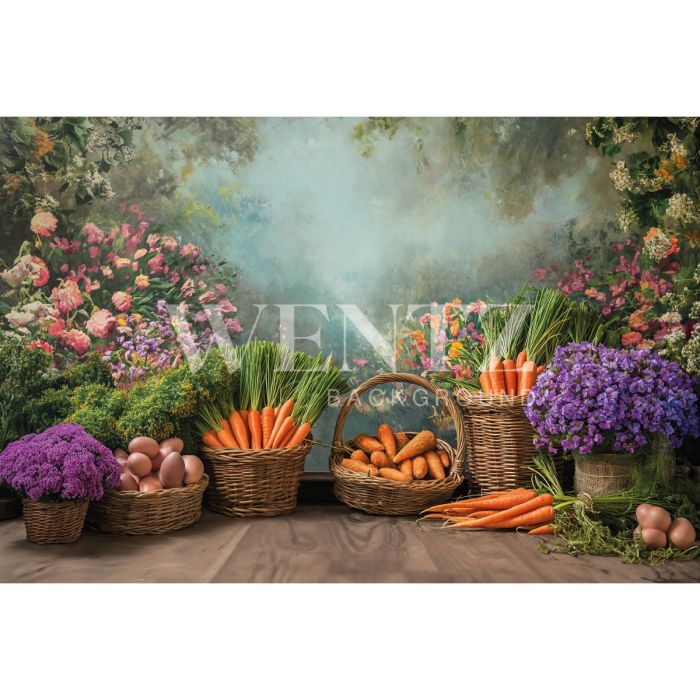 Photography Background in Fabric Easter 2024 / Backdrop 5692