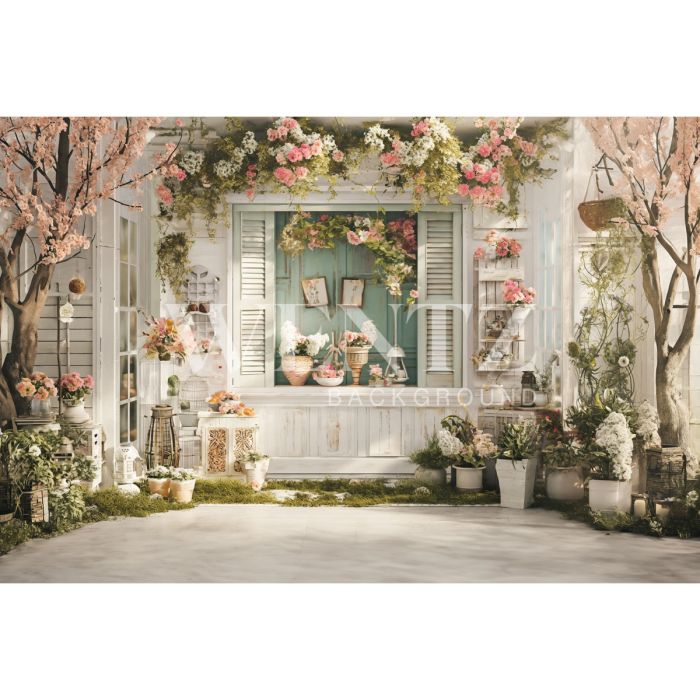 Photography Background in Fabric Easter 2024 House / Backdrop 5694