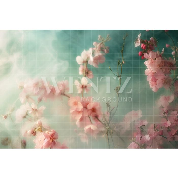 Photography Background in Fabric Flowers / Backdrop 5716