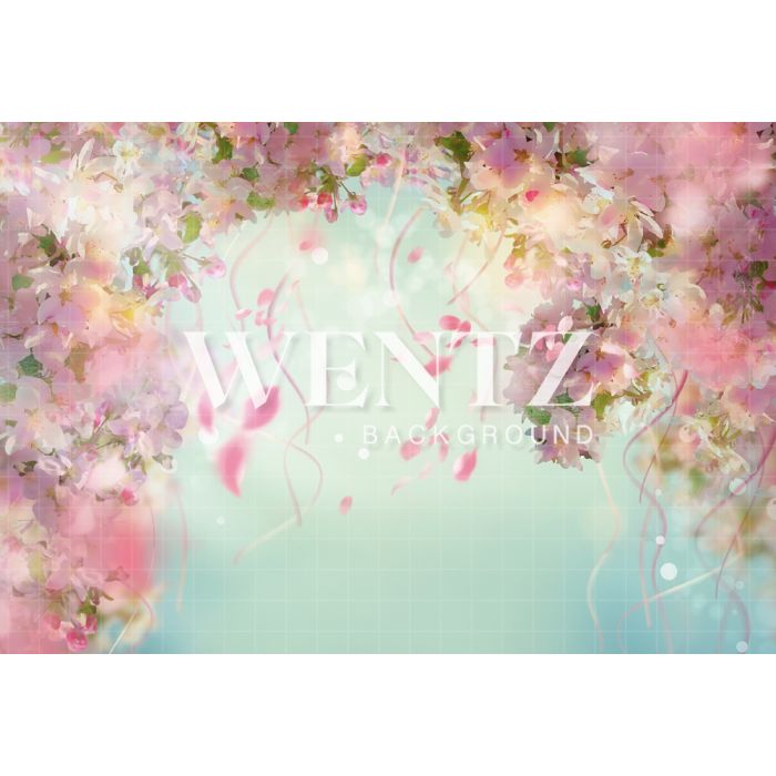Photography Background in Fabric Floral / Backdrop 701