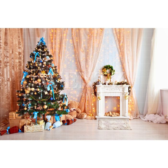 Photography Background in Fabric Christmas Room / Backdrop 820