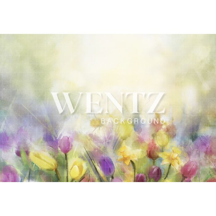 Photography Background in Fabric Floral / Backdrop 912