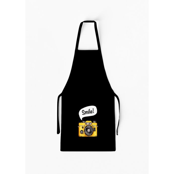 Adult Separate Smile Camera Apron with Pocket / AW34