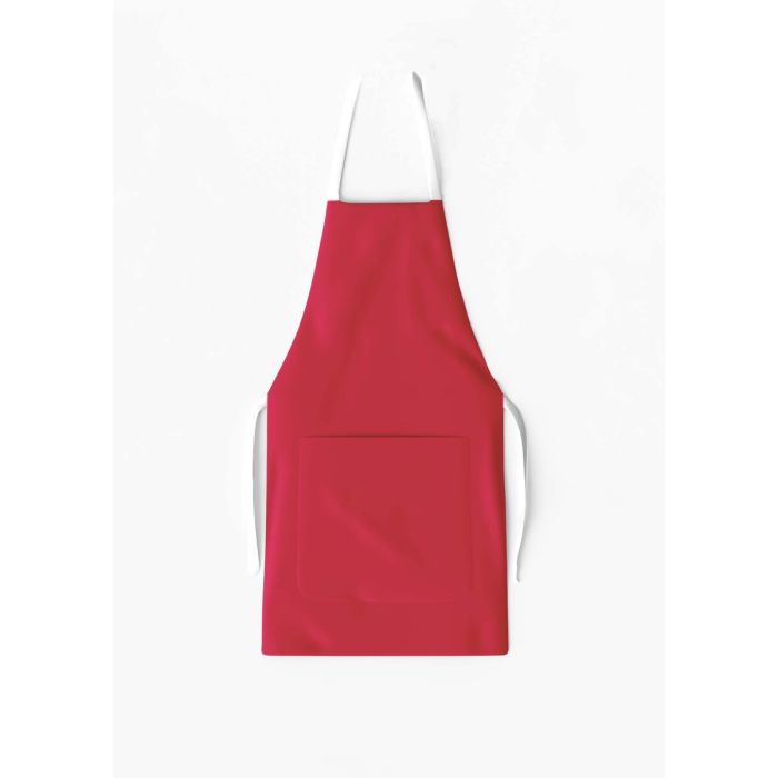 Red Apron with Pocket / AW20
