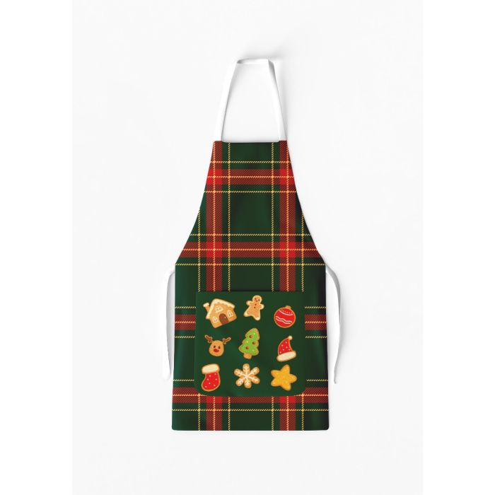 Gingerbread Man Apron with Pocket / AW43