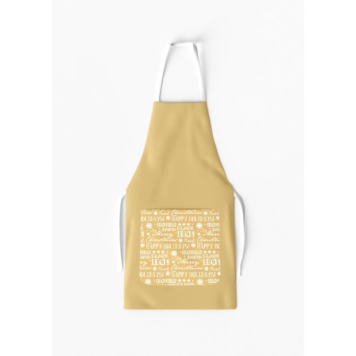 Merry Christmas Apron with Pocket / AW52