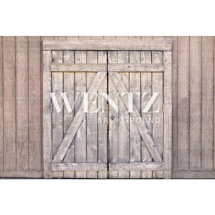Photography Background in Fabric  Wood Door / Backdrop 1579