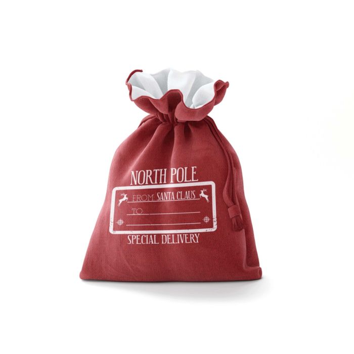 Red Decorative Christmas Bag With String / WS04