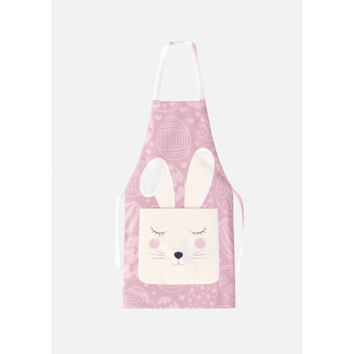 Easter Pink Apron with Pocket / AW24
