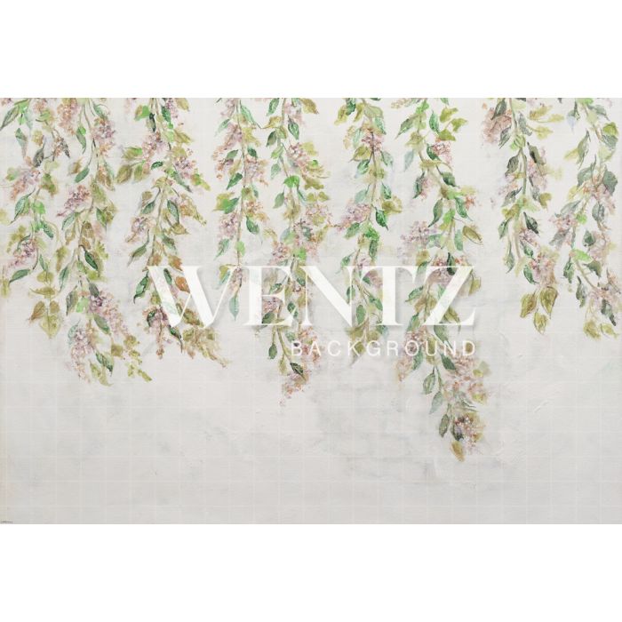 Photography Background in Fabric Flowers Hand Painted / Backdrop CW004