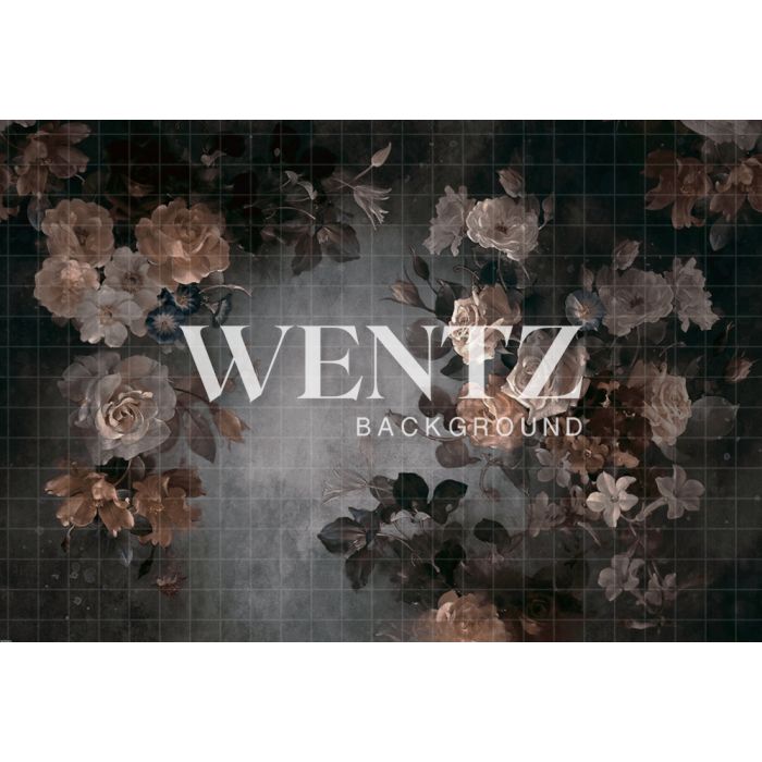 Photography Background in Fabric Flowers Fine Art / Backdrop CW29