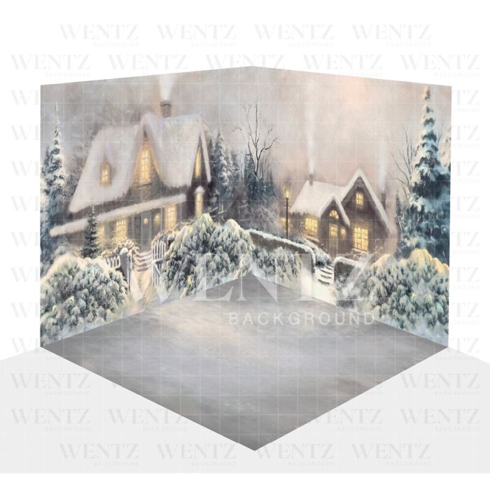 Photography Background in Fabric Christmas Scenario 3D / WTZ102