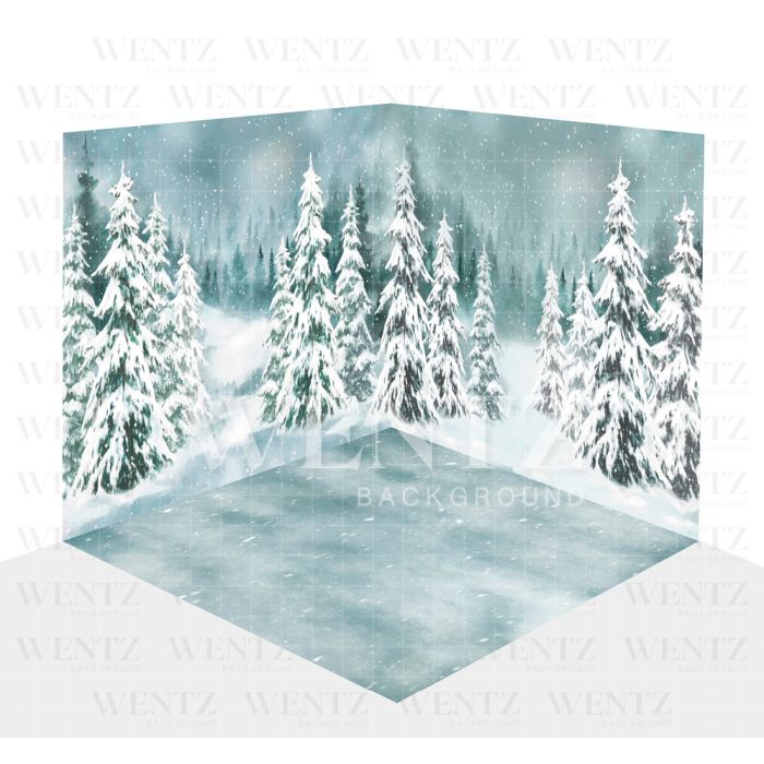 Photography Background in Fabric Christmas Scenario 3D / WTZ104