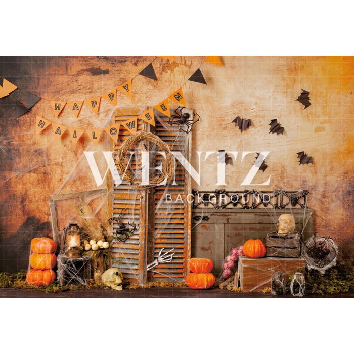 Photography Background in Fabric Halloween Set / Backdrop 2280