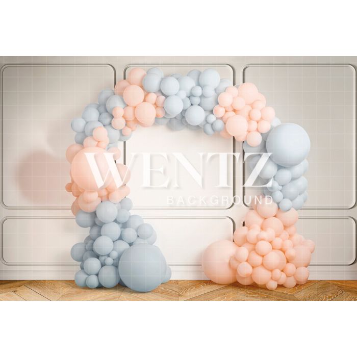 Photography Background in Fabric Gender Reveal / Backdrop 2244