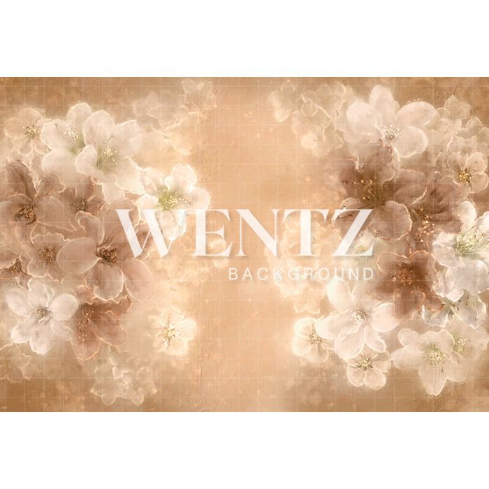 Photography Background in Fabric Flowers Fine Art / Backdrop CW87