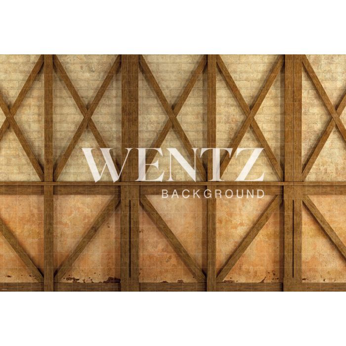 Photography Background in Fabric Wall with Wood / Backdrop 2262