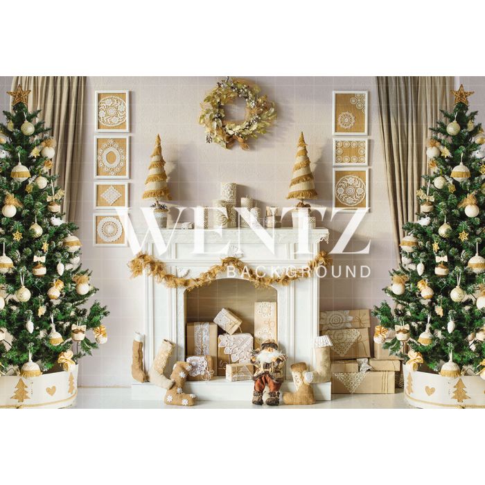 Photography Background in Fabric Christmas Room / Backdrop 2308