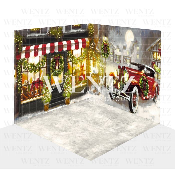 Photography Background in Fabric Christmas Set 3D / WTZ121
