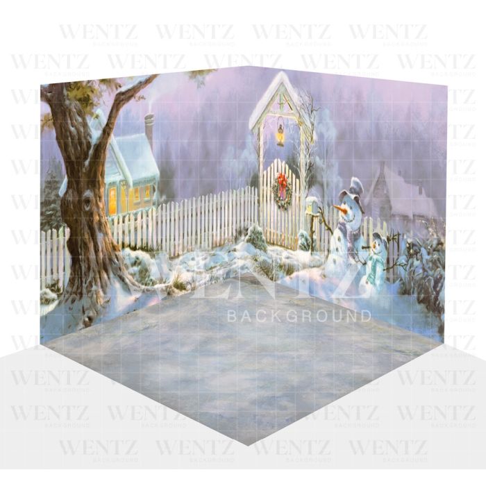 Photography Background in Fabric Christmas Scenario 3D / WTZ108
