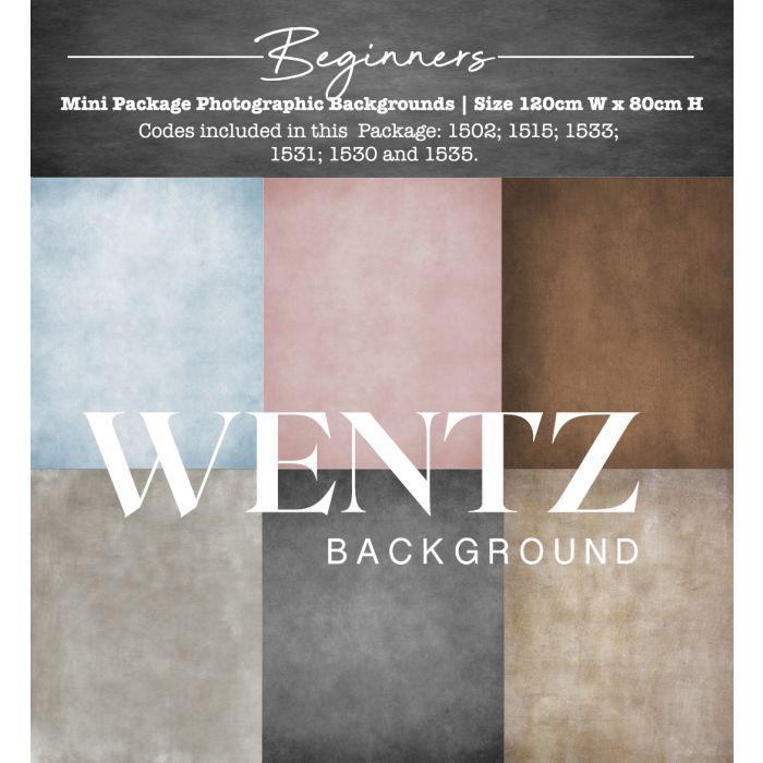 Mini Package Beginners Photographic Backgrounds Wentz | WTZ204