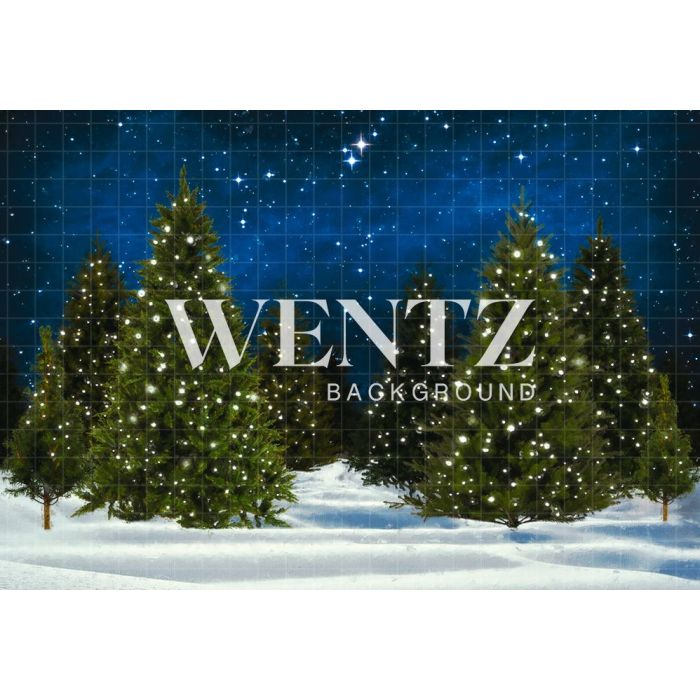 Photography Background in Fabric Christmas Pines 330 cm W x 220 cm H / Backdrop 2302 Save