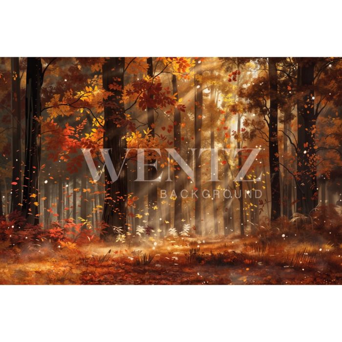 Photography Background in Fabric Forest Fall 2024 / Backdrop 5952