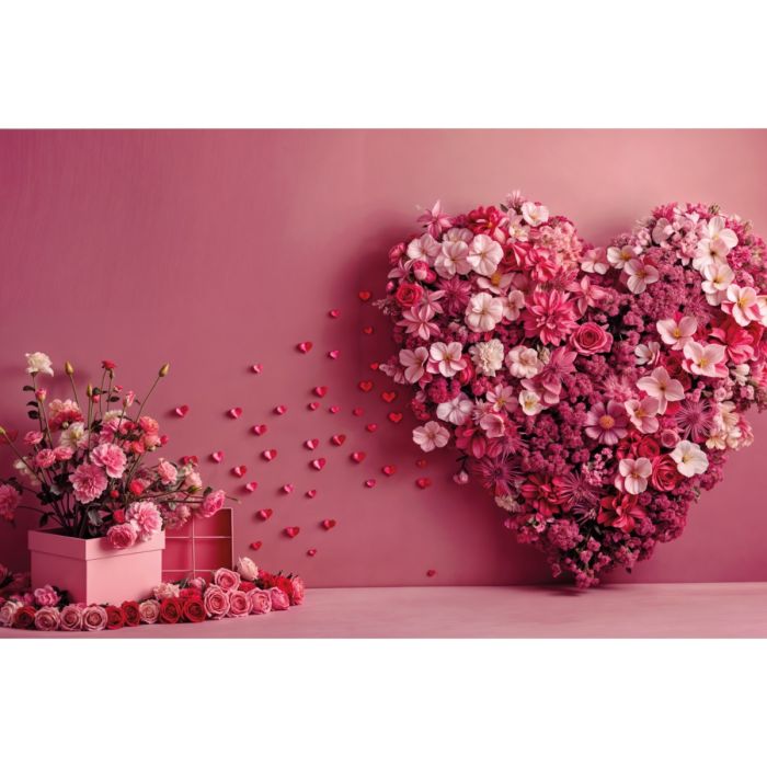 Photography Background in Fabric Valentine's Day 2024 / Backdrop 6014