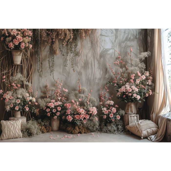 Photography Background in Fabric Valentine's Day 2024 / Backdrop 6015