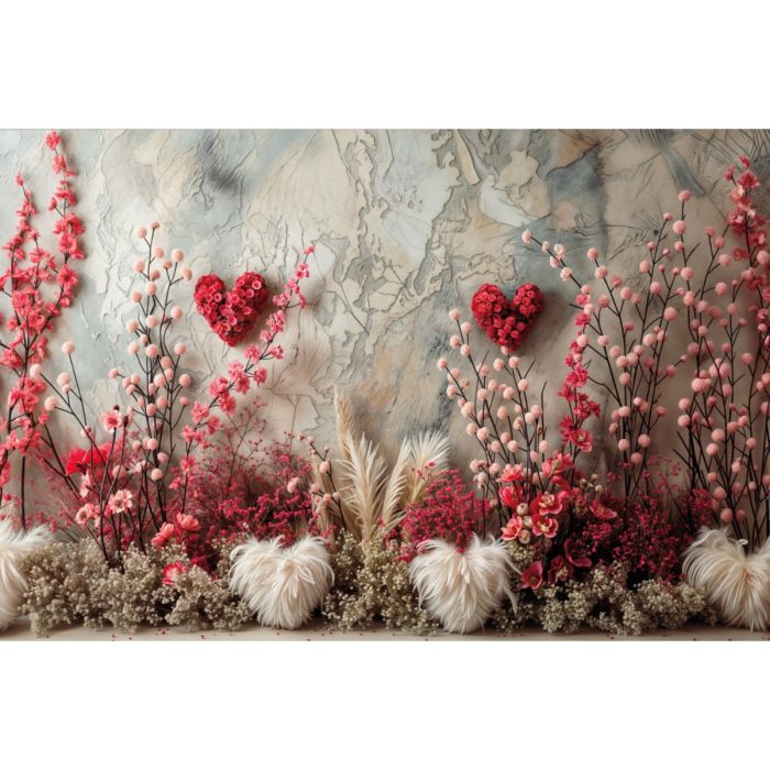 Photography Background in Fabric Valentine's Day 2024 / Backdrop 6016