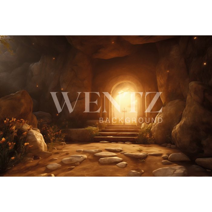 Photography Background in Fabric Easter 2024 Grotto / Backdrop 5519