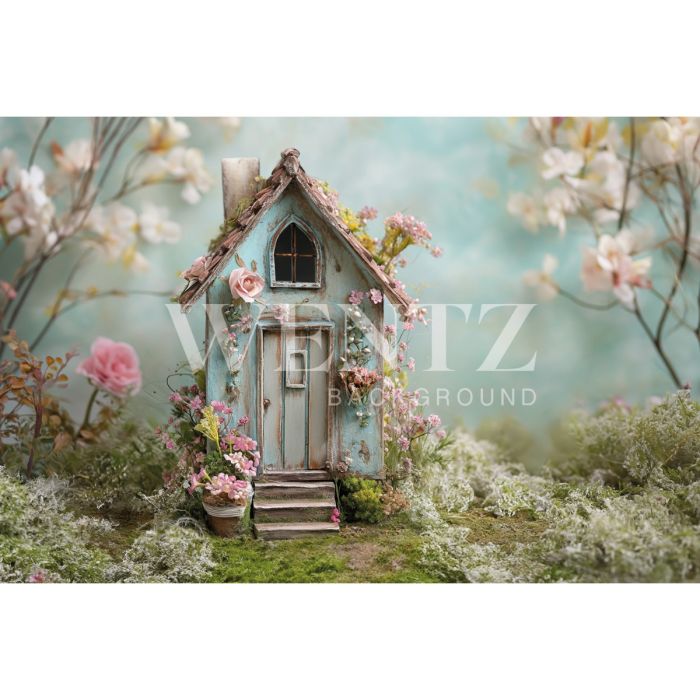 Photography Background in Fabric Easter 2024 House / Backdrop 5580