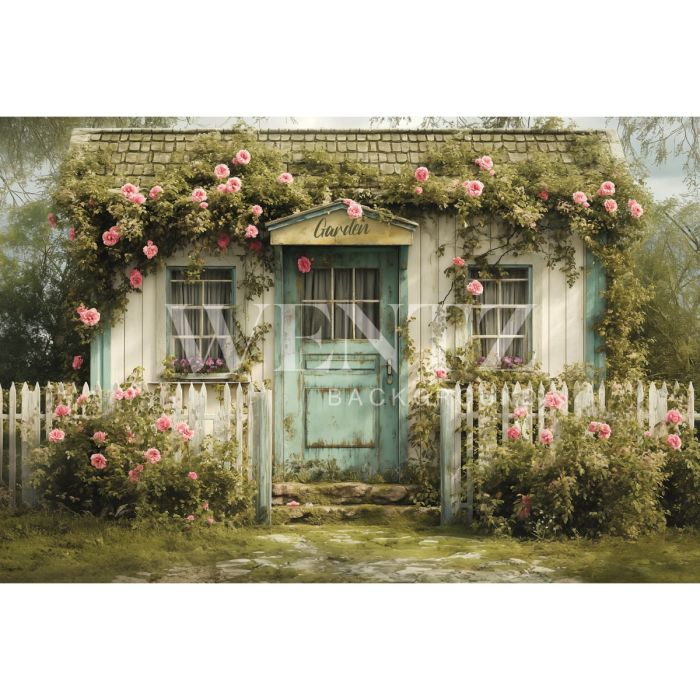 Photography Background in Fabric Easter 2024 House / Backdrop 5600