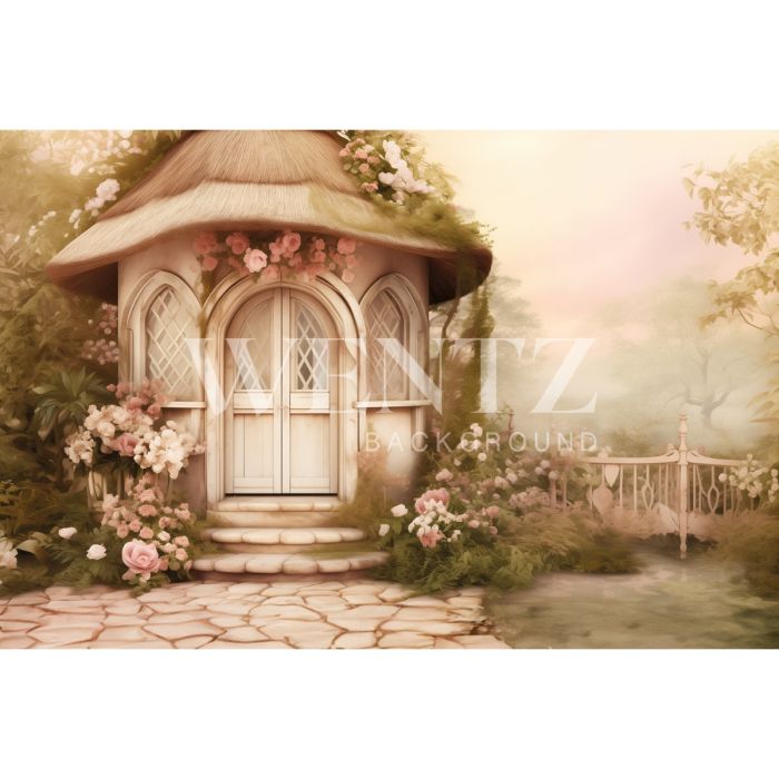 Photography Background in Fabric Easter 2024 House / Backdrop 5624