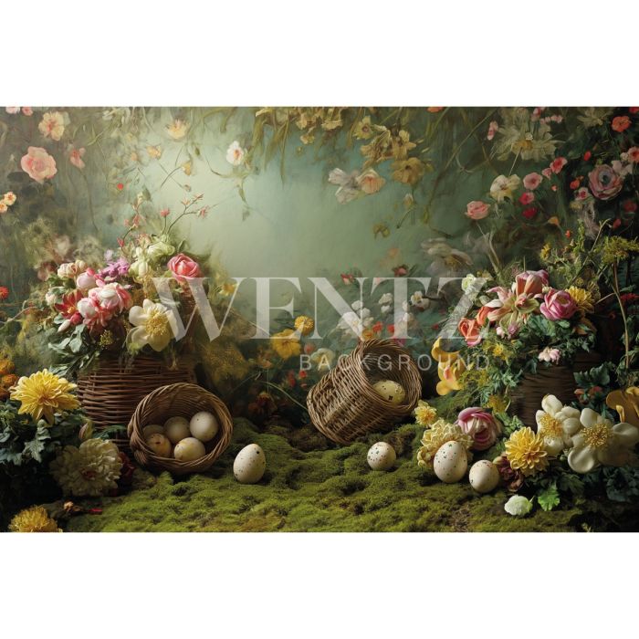 Photography Background in Fabric Easter 2024 / Backdrop 5636