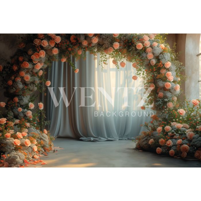 Photography Background in Fabric Mother's Day 2024 Floral Arch / Backdrop 5724
