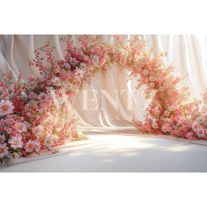 Photography Background in Fabric Mother's Day 2024 Floral Arch / Backdrop 5725