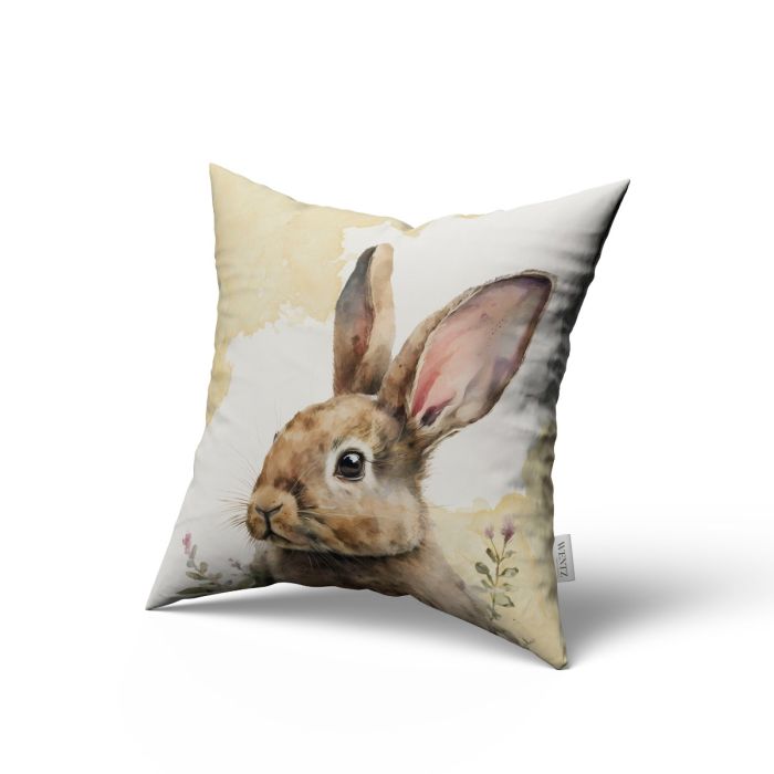 Pillow Case Easter with Rabbit - 45 x 45 / WA48