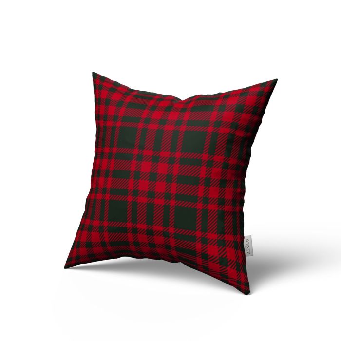 Pillow Case Plaid Red and Black - 50 x 50 / WA85