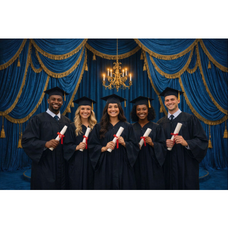 Fabric Photography Background Graduation / Backdrop 7816
