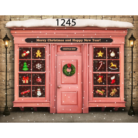 Fabric Photography Background Christmas / Backdrop 1245