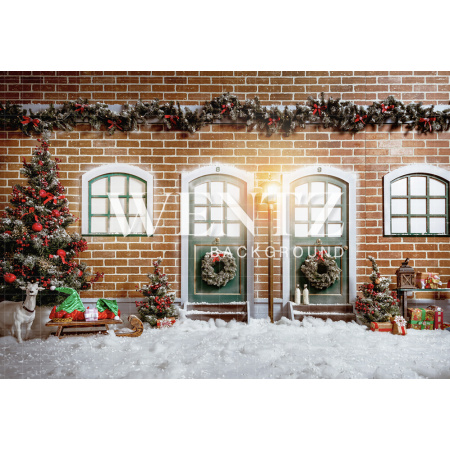 Fabric Photography Background Christmas Scenario / Backdrop 1331