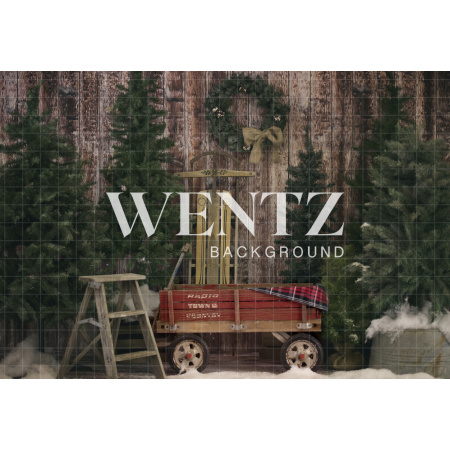 Fabric Photography Background Christmas / Backdrop 1340