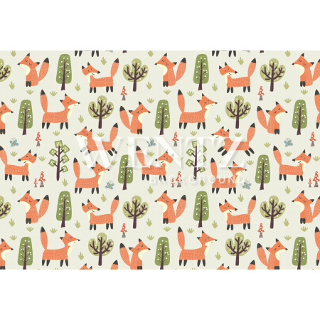 Fabric Photography Background Kids Animals / Backdrop 1413