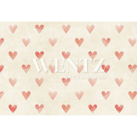 Fabric Photography Background Heart / Backdrop 1538