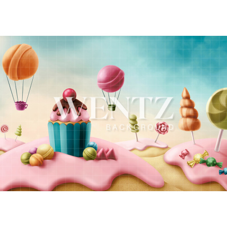 Fabric Photography Background Scenarios Candies / Backdrop 1591